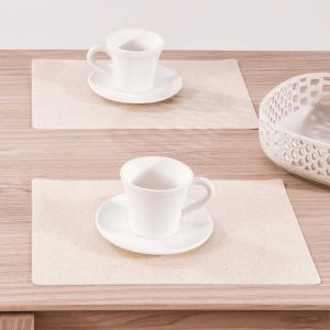 SET 2 TOVAGLIETTE AMERICANE PVC COLAZIONE CAFFE' PASTA CEREALI B&B HOTEL  CUCINA